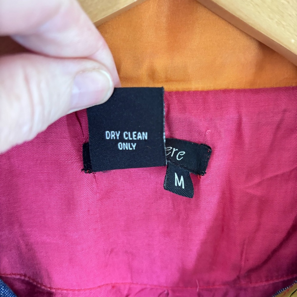 Fluere Boho Patchwork Quilted Jacket Medium Y2k F… - image 7